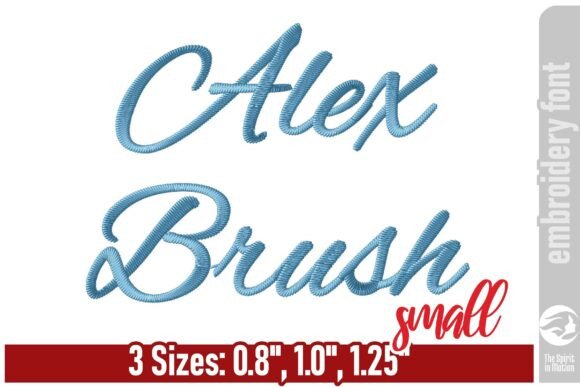 Alex Brush Script Embroidery Font: Elevate Your Designs