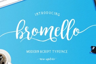Bromello: The Handcrafted Script for Modern Design
