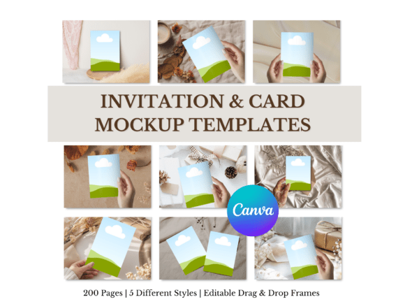 Canva Invitation: Professional Mockups for Stunning Designs