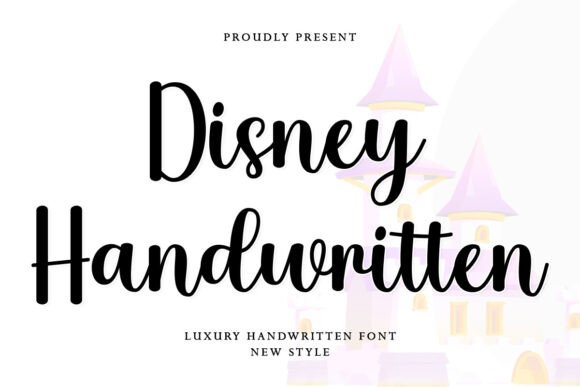 Disney Handwritten: A Font for Elegant and Playful Design