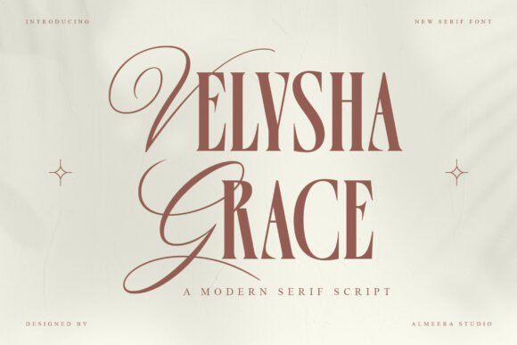 Elevate Your Designs with the Velysha Grace Font