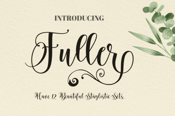Fuller: The Elegant Script Font for Modern Design
