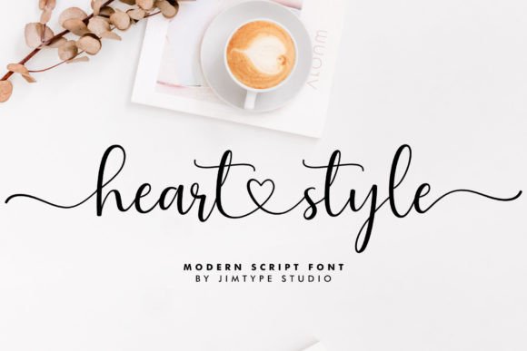 Heart Style Font: Elegance for Modern Design