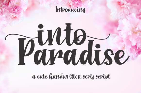 Into Paradise: Elevating Design with Handwritten Elegance