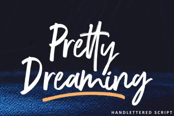 Pretty Dreaming: A Dynamic Brush Font for Modern Design