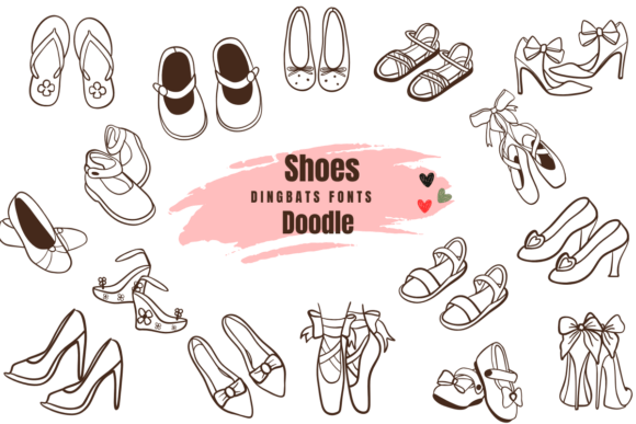 Shoes Doodle: Infusing Hand-Sketched Charm into Design