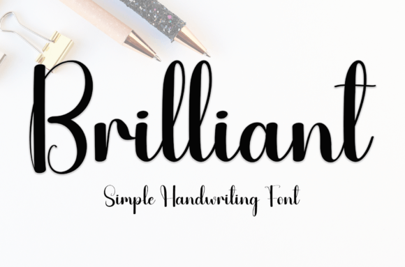 The Brilliant Font: A Fresh Handwritten Touch for Modern Design
